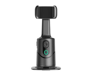 Stabilisateur vidéo de téléphone avec intelligence artificielle et rotation à 360°, stabilisateur pour diffusion en direct sur téléphone portable, reconnaissance faciale 3 axes pour les créateurs de