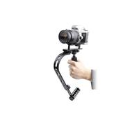 Stabilisateur vidéo tenu dans la main noir DS-1 pour micro simple, appareil photo numérique, téléphone portable, caméra de sport gopro, mini DV,