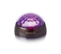Stabilisateur vinyle avec effets lumineux RGB - Poids de pression pour platine vinyle de 250 g et boule disco en un TTA-180TN Titanium