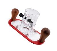 Stabilisateurs de base en aluminium et acrylique pour le travail du bois pour un contrôle précis et une visibilité claire - Accessoires de routeur - Plusieurs matériaux - Base de défonceuse pour outil