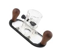 Stabilisateurs de base professionnels pour le travail du bois avec couvercle transparent Profondeur réglable Durabilité Kit de conversion de base de routeur