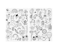 Stabilisateurs de broderie solubles dans l'eau, accessoires de | Patron de Couture Fleur Bohème pour Chapeaux, Gants, Chemises, Vestes, Jeans, Robes, Sacs, Serviettes, Coussins, M