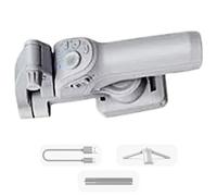 Stabilisateurs de caméra à 3 axes haute capacité Reconnaissance IA 1000 lm Lumière de remplissage Design compact pour voyage aventure photographie Stabilisateurs orthogonaux à main Cardan