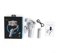 Stabilisateurs de cardan M01 - Cardan de téléphone à 3 axes, stabilisateurs vidéo portables - Accessoire de tournage sans secousses - Suivi IA - Batterie de 8 heures Trépied au design ancien