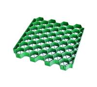 Stabilisation d'allée extérieure en plastique par plaques et renfort S 4 épaisseurs, 16 pièces, parfait pour une utilisation sur les gars et les allées