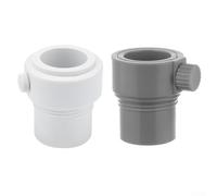 Stabilisez votre mât de parapluie pour les tailles de 3,5 cm et 3,8 cm, réduit le risque de basculement en cas de vent (blanc + gris)