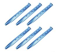 Stabilité de la tente n'importe où, notre lot de piquets en aluminium en forme de U est essentiel pour tout amateur de plein air (bleu)