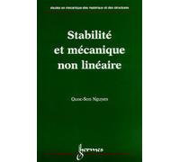 Quoc Son Nguyen – Stabilité et mécanique non linéaire – Manuel – Broché
