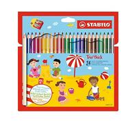 STABILO 040024.02 Pastels Trio Maxi, 24 pièces