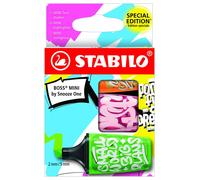 STABILO 07/03-71 Étui pour surligneurs BOSS® Mini by Snooze One - assorti Étui de 3 pièces