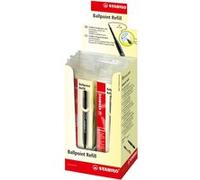 Stabilo Com4ball 2/046-02 Recharge Stylo Bille Pointe Moyenne Noir Lot De 10
