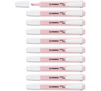 Stabilo 275 / 129-8 - Surligneur Stabilo Swing Cool Pastel - Dusty Pink - Pack De 10 Pcs