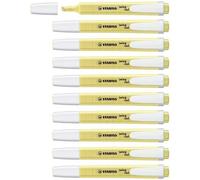 Stabilo 275 / 144-8 - Surligneur Stabilo Swing Cool Pastel - Jaune Banane - Paquet De 10 Pcs