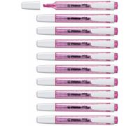 Stabilo 275/56 - Surligneur Stabilo Swing Cool - Rose - Lot De 10 Pcs