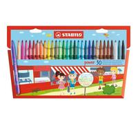 STABILO - 30 feutres de coloriage STABILO Power - pointe moyenne