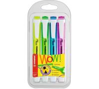 STABILO 4 Surligneurs Swing cool Fluo