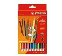 STABILO Crayons de couleur Color 18 pièces, multicolore