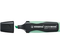 Stabilo Lot De 3 Surligneurs Green Boss Pastel, Vert Menthe