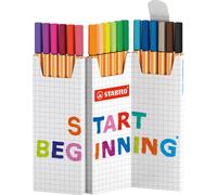 STABILO 8818/5 STABILO Fineliner point 88, 18er Set de table zigzag