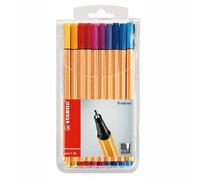 STABILO® 8820 Fineliner point 88® Etui - Pack de 20 - avec 20 couleurs différentes