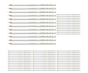 STABILO All - crayon marqueur toutes surfaces - Lot x 12 crayons - Blanc (Lot de 5)