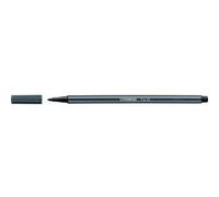 STABILO Feutre de dessin Pen 68 – Lot de 10 – Pointe moyenne – Gris très foncé (68/97)