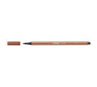 STABILO Feutre dessin Pen 68 – Lot de 10 feutres – pointe moyenne – Marron Rouille (68/38)