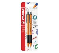 STABILO Stylos-billes B-43718-10 rétractables multicolores – Lot de 2