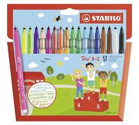 Stabilo Boîte De 18 Marqueurs Trio A-z