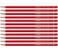 Stabilo Boîtier de 12 crayons de couleur fins Original (Vermillon)