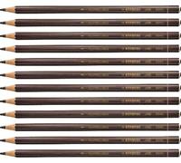 Stabilo Boîtier de 12 crayons de couleur toutes surfaces (Marron)