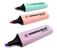 Stabilo Boss Lot de 3 Surligneurs Marqueurs Authentiques