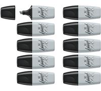 STABILO BOSS MINI Pastellove 2.0 - Surligneur - Lot x 10 surligneurs pastel - poudre de gris