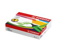 STABILO BOSS ORIGINAL Lot de 10 surligneurs - Jaune fluo