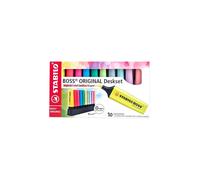 STABILO BOSS ORIGINAL Lot de 10 surligneurs néons et pastels