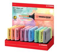 Stabilo Boss Original Pastel Marqueur 45 Pièces Pointe Biseautée Multicolore