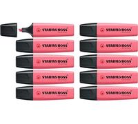 STABILO BOSS ORIGINAL Pastel - Surligneur - Lot x 10 surligneurs- pétale de rose