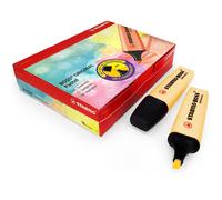 STABILO BOSS ORIGINAL Pastel - Surligneur - Lot x 10 surligneurs - Crème de jaune
