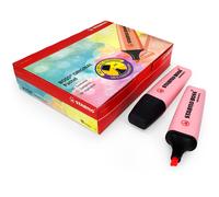 STABILO Boss Original Pastel Surligneur Marqueur Stylos - Paquet De 10 - Rose