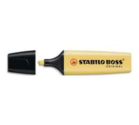 STABILO BOSS ORIGINAL Pastel surligneur pointe biseautée - Crème de jaune