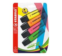 STABILO BOSS ORIGINAL - Surligneur - blister x 4 surligneurs fluo