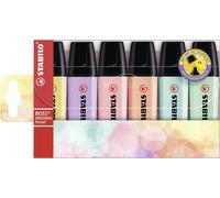 STABILO BOSS ORIGINAL Surligneur Lot 6 Surligneurs Original Stabilo Pastel Fluo