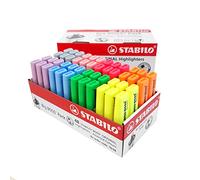 STABILO - BOSS ORIGINAL, Surligneur, Pack de 48 Surligneurs, 4 Fluo et 4 Pastel