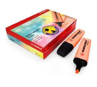 STABILO BOSS Original Surligneur Pastel - Paquet De 10 - Pêche