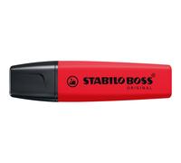 STABILO BOSS ORIGINAL Surligneur pointe biseautée 2 et 5 mm - Rouge intense