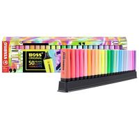 STABILO BOSS ORIGINAL - Surligneur - Set de bureau x 23 surligneurs - fluo et pastel assortis