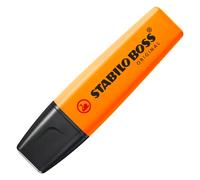 STABILO BOSS ORIGINAL Surligneur pointe biseautée 2 et 5 mm - Orange fluo