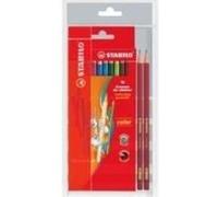 Stabilo Buntstifte Color, Sechseckig, 12 + 2 Promo-Etui D 87-1998 G