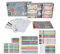 STABILO Calendrier de l'Avent 2022 - Calendrier familial créatif avec plus de 50 produits STABILO
