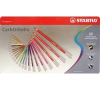 Stabilo Carbothello Boîte Métal De 60 Crayons + Taille-Crayon